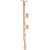 Casement Stay Base Fix Large Polished Brass L300mm in Polished Brass