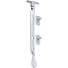 Casement Stay Base Fix Small Satin Chrome L200mm in Satin Chrome
