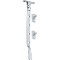 Casement Stay Base Fix Small Satin Chrome L200mm in Satin Chrome