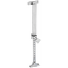 Casement Stay Telescopic Screw Down Satin Chrome L200-295mm in Satin Chrome