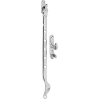 Casement Stay Sidemount Satin Chrome L300mm in Satin Chrome