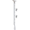 Casement Stay Base Fix Large Chrome Plated L300mm in Chrome Plated
