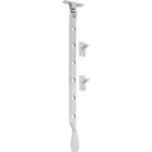 Casement Stay Base Fix Large Satin Chrome L300mm in Satin Chrome