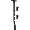 Casement Stay Base Fix Small Matt Black L200mm in Matt Black