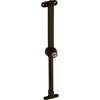 Casement Stay Stainless Steel Telescopic Locking Antique Brass L200-295mm in Antique Brass