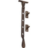 Casement Stay Base Fix Small Antique Brass L200mm in Antique Brass