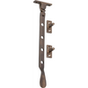 Casement Stay Base Fix Small Antique Brass L200mm in Antique Brass