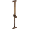 Casement Stay Telescopic Screw Down Antique Brass L200-295mm in Antique Brass