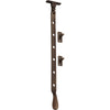Casement Stay Base Fix Large Antique Brass L300mm in Antique Brass