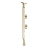 Casement Stay Base Fix Large Satin Brass L300mm in Satin Brass