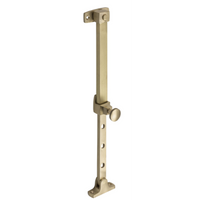 Casement Stay Telescopic Pin Satin Brass L200-295mm in Satin Brass