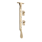 Casement Stay Base Fix Small Satin Brass L200mm in Satin Brass