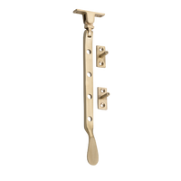 Casement Stay Base Fix Small Satin Brass L200mm in Satin Brass