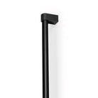 Momo CASEY Big D cabinet pull handle in black with a sleek, modern design for furniture or cabinetry.