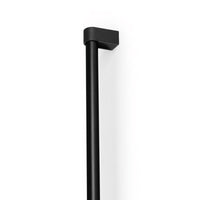 Momo CASEY Big D cabinet pull handle in black with a sleek, modern design for furniture or cabinetry.