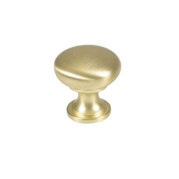 FLORENCIA PLAIN KNOB 29MM BRUSHED MATT BRASS in Brushed Matt Brass
