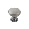 FLORENCIA PLAIN KNOB 29MM EUROPEAN PEWTER in European Pewter