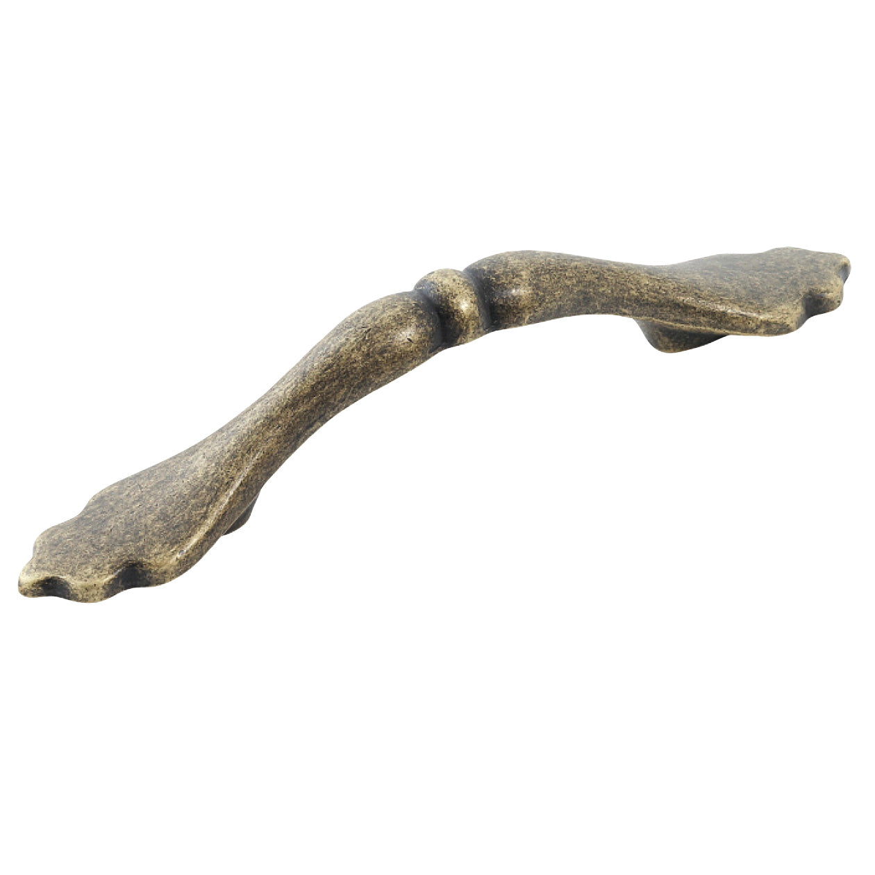 FLORENCIA BOW HANDLE 76MM ANTIQUE BRASS in Antique Brass