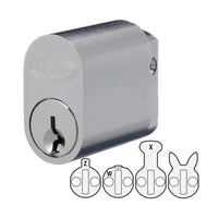 Brava OVAL 570 cylinder lock with keyed alike keys, produced by Locksmith Supply Co., showing the lock and key mechanism.