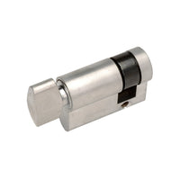 Euro Half Cylinder, 30mm Length - Snib in Brushed Nickel