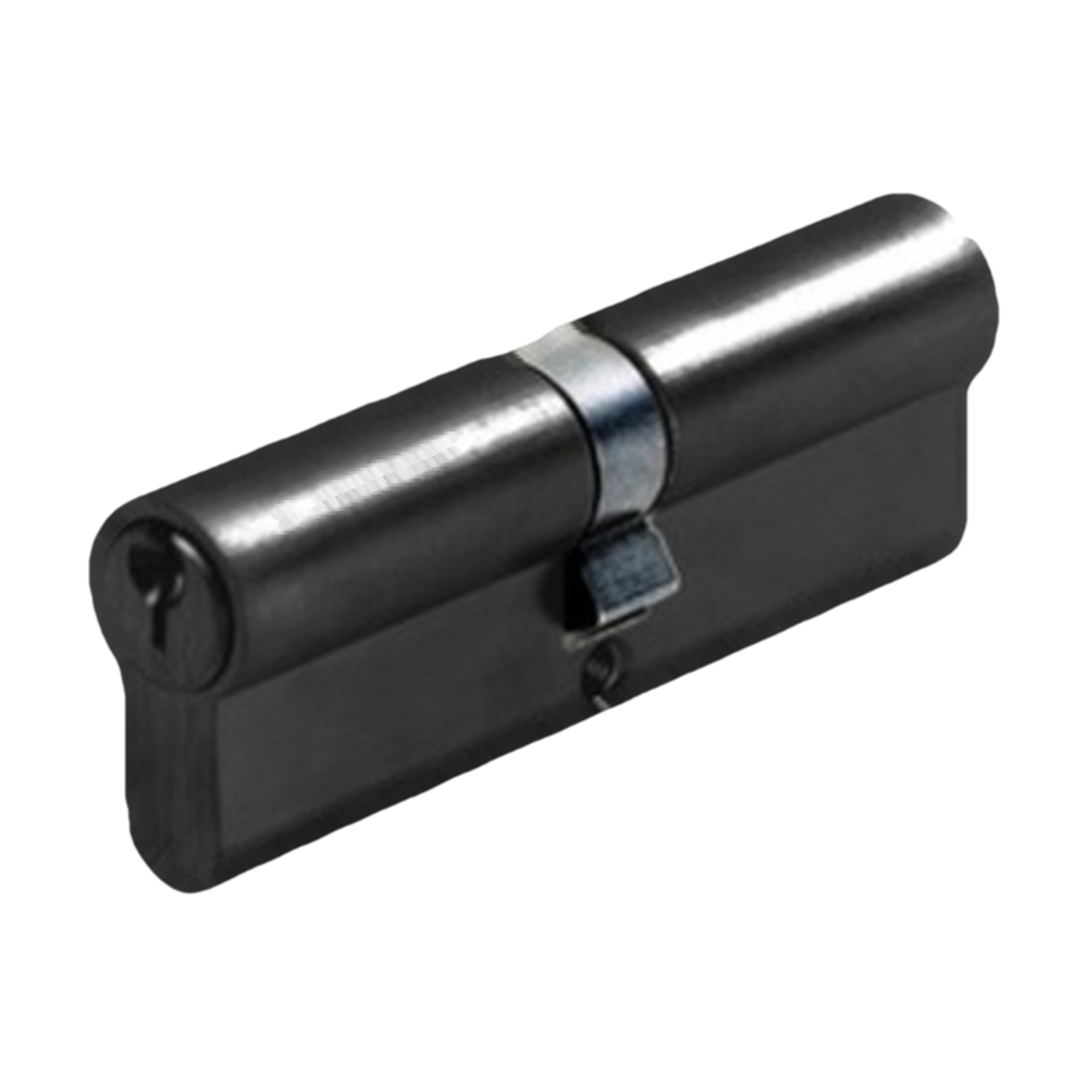 Zanda Euro Double Cylinder 70mm (KEY/KEY) - Keyed to Differ — Black
