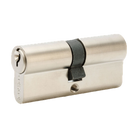 Zanda Euro Double Cylinder 70mm (KEY/KEY) - Keyed Alike — Brushed Nickel