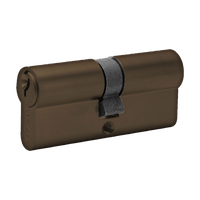 Zanda Euro Double Cylinder 70mm (KEY/KEY) - Keyed Alike — Ember Bronze