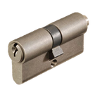Zanda Euro Double Cylinder 70mm (KEY/KEY) - Keyed to Differ — Graphite Nickel