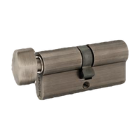 Zanda Euro Single Cylinder (Key/Turn) 70mm - Keyed to Differ — Graphite Nickel