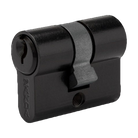 Zanda Euro Double Cylinder 40mm (KEY/KEY) - Keyed Alike — Black