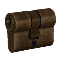 Zanda Euro Double Cylinder 40mm (KEY/KEY) - Keyed Alike — Ember Bronze