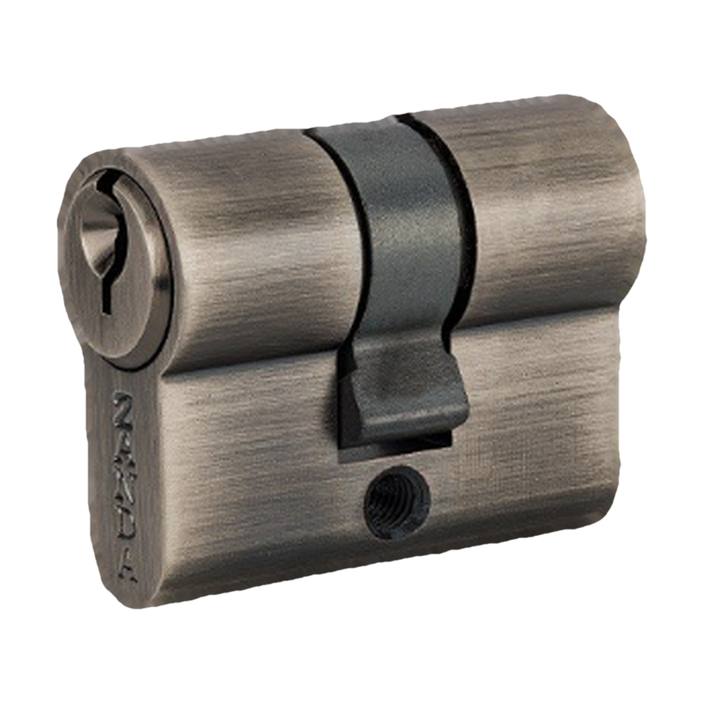Zanda Euro Double Cylinder 40mm (KEY/KEY) - Keyed Alike — Graphite Nickel