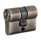 Zanda Euro Double Cylinder 40mm (KEY/KEY) - Keyed Alike — Graphite Nickel