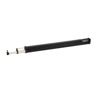 Scope Newstar Sliding Door Closer 111 in black, mounted on a door, showcasing its sleek design and easy installation features.