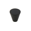 EVORA KNOB 19MM MATT BLACK in Matt Black