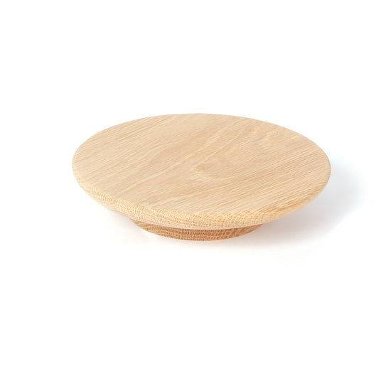 DAINTREE FULL ROUND TIMBER HANDLE 200MM AMERICAN OAK RAW in American Oak Raw
