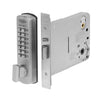 DX DIGITAL KEYPAD 5572 MORTICE LOCK 127MM BACKSET RH TP in Satin Chrome