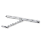 Overhead Door Stay with Stop in Satin Chrome