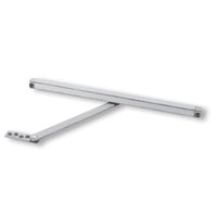 Overhead Door Stay with Stop in Satin Chrome
