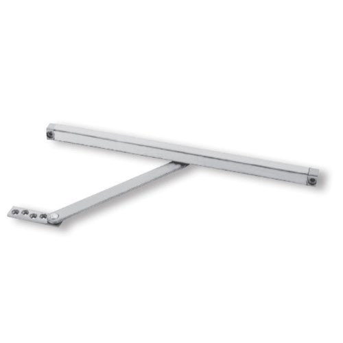 Overhead Door Stay with Stop in Satin Chrome
