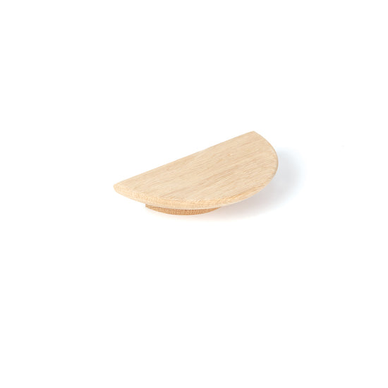 DAINTREE HALF ROUND TIMBER HANDLE 150MM AMERICAN OAK RAW in American Oak Raw