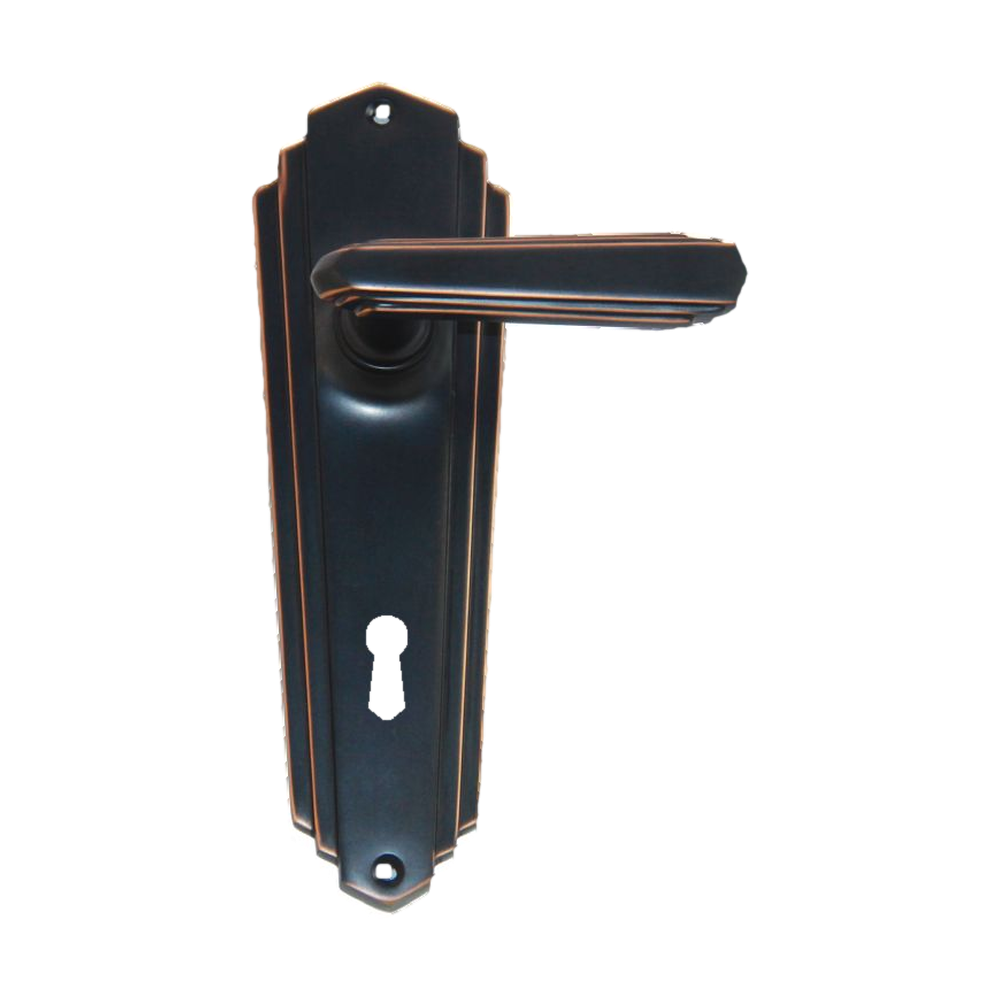 Lever Latch (CC 57mm) ATQ 203x63mm in Antique Copper