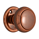 Milled Edge Knob ATQ 50mm in Antique Copper