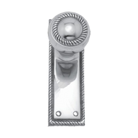 Knob Latch Passage Set CP 115x50mm in Polished Chrome