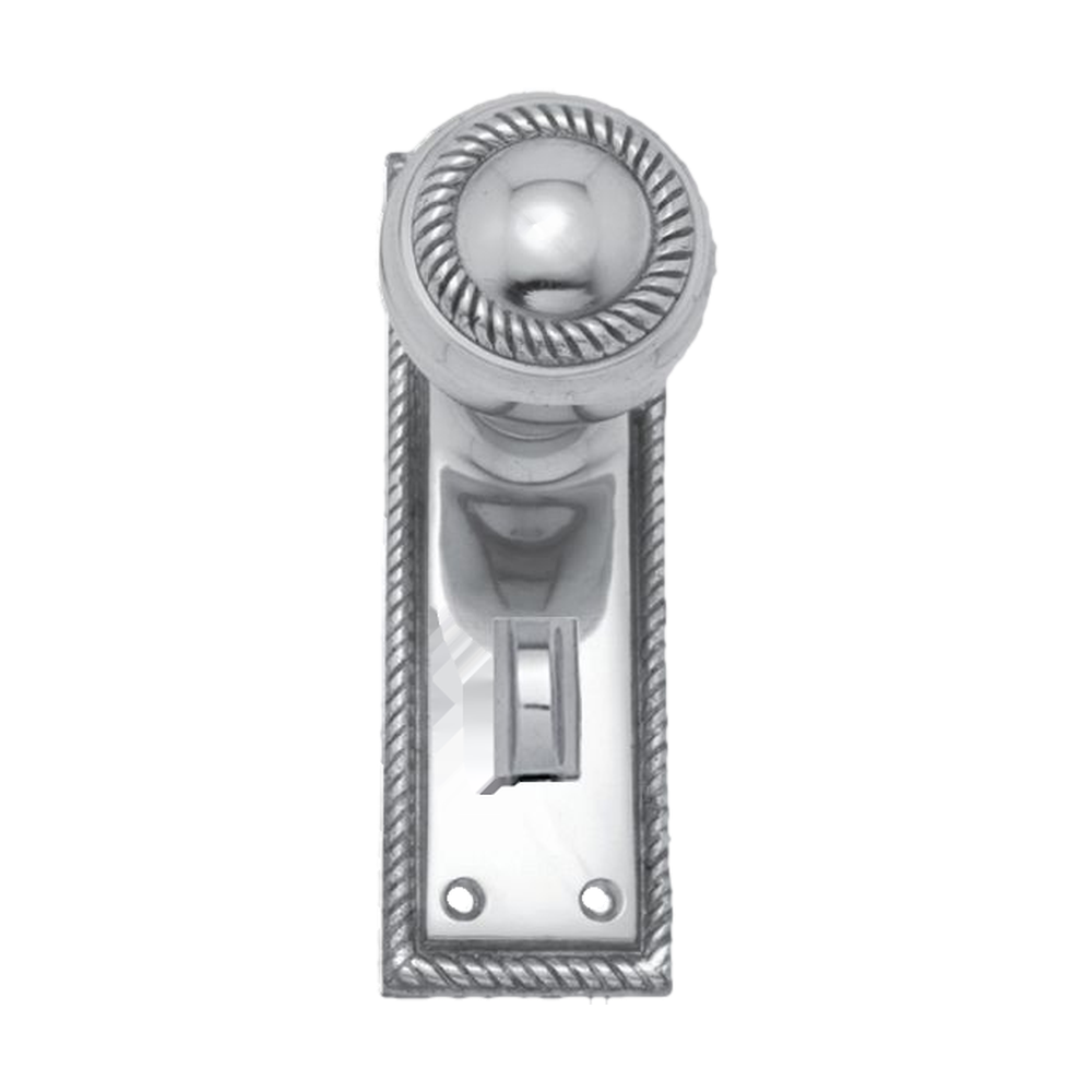 Knob Latch Privacy CP 152x50mm in Polished Chrome