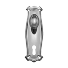 Knob Latch (CC 57mm) CP 195x65mm in Polished Chrome