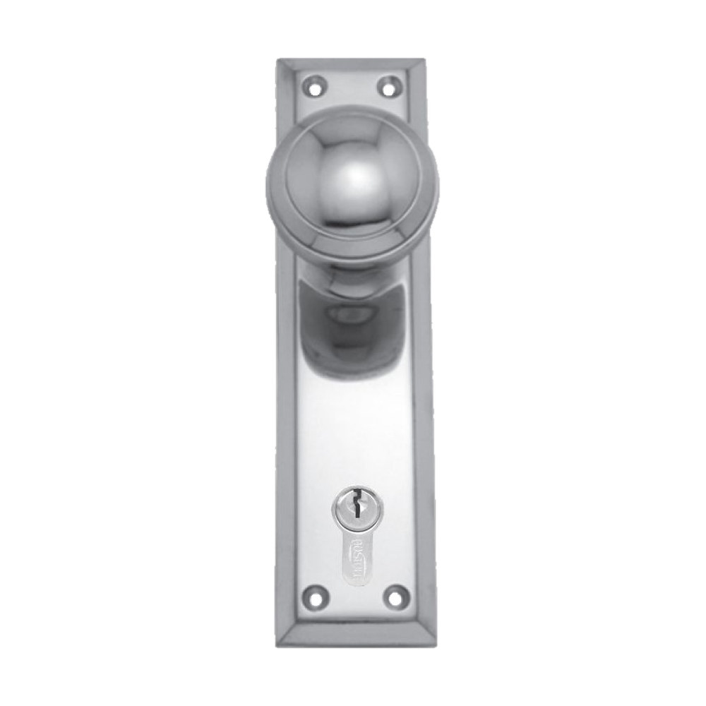 Knob Latch (CC 85mm) CP 200x50mm in Polished Chrome