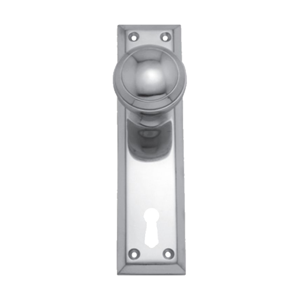 Knob Latch (CC 57mm) CP 200x50mm in Polished Chrome