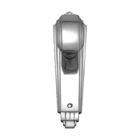 Art Deco Knob Latch CP 184x53mm in Polished Chrome