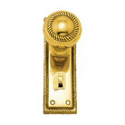 Knob Latch Privacy PB 152x50mm in Polished Brass